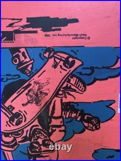 Vintage Nash Red Line Mean Street Skateboard Original 1986 Complete Setup