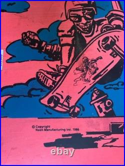 Vintage Nash Red Line Mean Street Skateboard Original 1986 Complete Setup