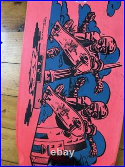 Vintage Nash Red Line Mean Street Skateboard Original 1986 Complete Setup