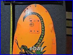 Vintage Nash Redline Executioner Skateboard Rare Orange Dragon