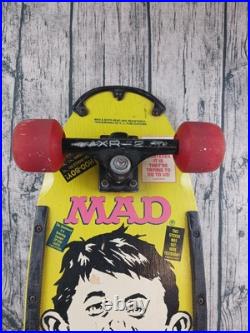 Vintage Nash Skateboard Mad Magazine (1987, Nash) Mad Man On Board Pre-Owned
