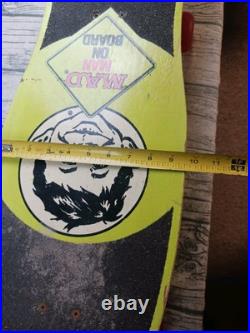 Vintage Nash Skateboard Mad Magazine (1987, Nash) Mad Man On Board Pre-Owned