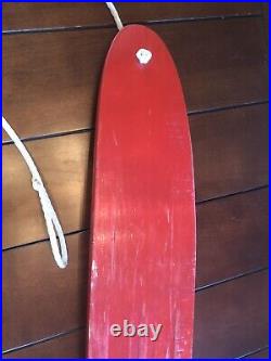 Vintage Nash Skifer Ski Surfer Snowboard Red Wood Original Excellent Condition