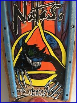 Vintage Natas Kaupas Evil Cat Skateboard Santa Monica Airlines Indy Slimeballs