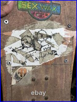 Vintage Natas Kaupas Evil Cat Skateboard Santa Monica Airlines Indy Slimeballs