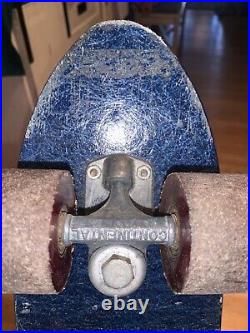 Vintage Newporter Champ. Fiberglass Skateboard w Continental Trucks Stoker Wheel