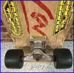 Vintage OG 1977 Alva Bela Flame Deck WithTracker Trucks & Kryptonic 65 mm Wheels