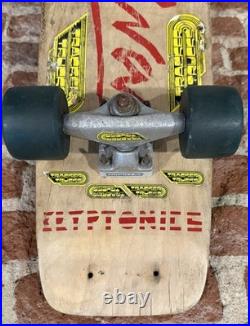 Vintage OG 1977 Alva Bela Flame Deck WithTracker Trucks & Kryptonic 65 mm Wheels