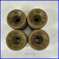 Vintage OG 1980's Santa Cruz OJ II Skateboard Wheels 60mm 97A ORIGINALS