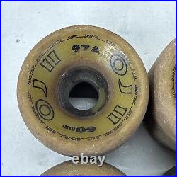 Vintage OG 1980's Santa Cruz OJ II Skateboard Wheels 60mm 97A ORIGINALS
