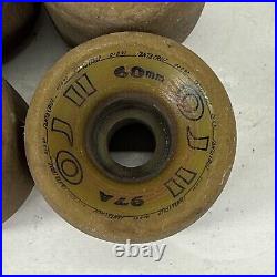 Vintage OG 1980's Santa Cruz OJ II Skateboard Wheels 60mm 97A ORIGINALS