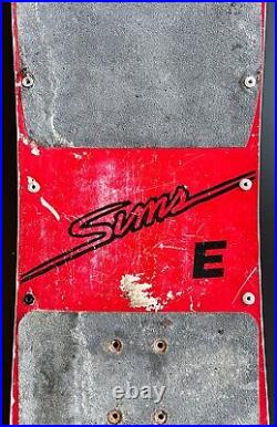 Vintage OG 1985 Sims Jeff Phillips Bust Out Deck in Good Condition