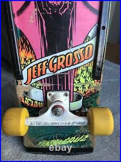 Vintage OG 1987 Santa Cruz Jeff Grosso Demon Complete Skateboard