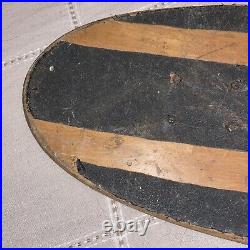 Vintage OG 90s Powell No Ka Oi Longboard, Wall hanger Board Only About 38 Long