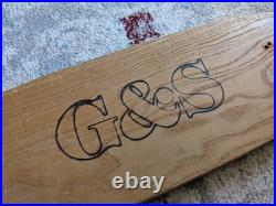 Vintage OG Gordon and Smith Skateboard 1970's G&S Warptail 1 Deck Only