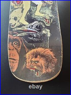 Vintage OG Mike Vallely Animal Man Slick skateboard deck World Industries