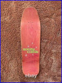 Vintage OG NOS Randy Colvin World Industries skateboard deck 1992 Flocked