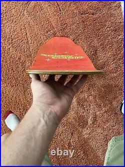 Vintage OG NOS Randy Colvin World Industries skateboard deck 1992 Flocked