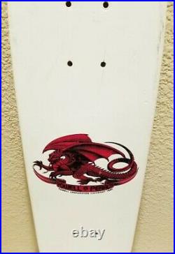 Vintage OG Rodney Mullen Chessboard (White with Red Skeleton) with Red Dragon Top