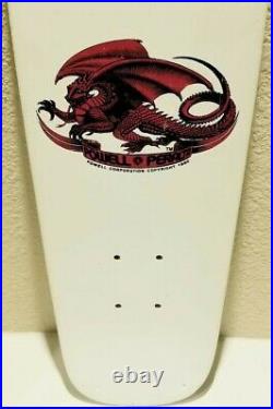 Vintage OG Rodney Mullen Chessboard (White with Red Skeleton) with Red Dragon Top