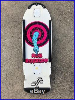 Vintage OG Santa Cruz Rob Roskopp Target One Skateboard