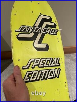 Vintage OG Santa Cruz Special Edition Neon Skateboard Deck Grosso Roskopp Salba