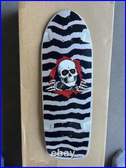 Vintage OG Silver Ripper Powell Peralta Skateboard Deck Full Size Pig Fat Tail