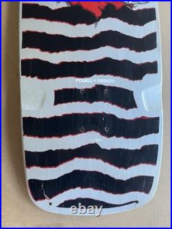 Vintage OG Silver Ripper Powell Peralta Skateboard Deck Full Size Pig Fat Tail