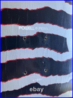 Vintage OG Silver Ripper Powell Peralta Skateboard Deck Full Size Pig Fat Tail