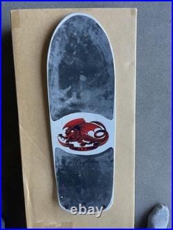 Vintage OG Silver Ripper Powell Peralta Skateboard Deck Full Size Pig Fat Tail