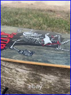 Vintage Old School D. I Punk Band Circle A Skateboard Deck Promo 1980s