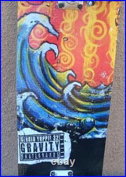 Vintage Old School Gravity Skateboard Sergio Yuppie Slick Bottom