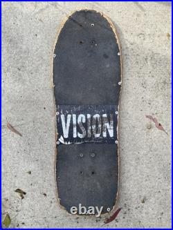 Vintage Old Skool Vision Mark Gator Skateboard 1980's