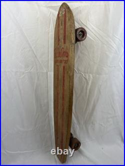 Vintage Original 1960s Roller Derby Surf-Ari #30 Wooden Skateboard