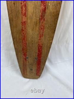 Vintage Original 1960s Roller Derby Surf-Ari #30 Wooden Skateboard