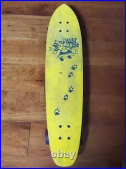 Vintage Original 1974-76 Alley Cat Skateboard. RARE! With original label #19303