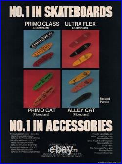 Vintage Original 1974-76 Alley Cat Skateboard. RARE! With original label #19303