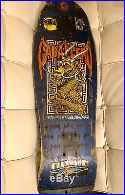 Vintage Original 1987 POWELL PERALTA STEVE CABALLERO DRAGON BATS Skateboard Deck