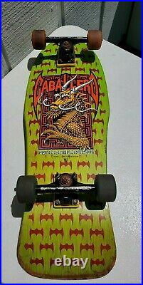 Vintage Original 1987 Powell Peralta Steve Caballero Skateboard Skate Deck