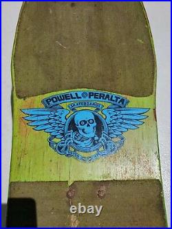 Vintage Original 1987 Powell Peralta Steve Caballero Skateboard Skate Deck