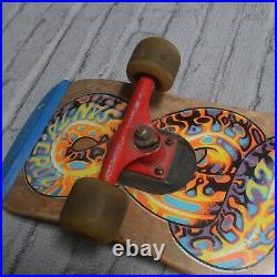 Vintage Original 1989 Santa Cruz Jeff Kendall Snake Skateboard Skate Complete
