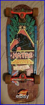 Vintage Original 80's Santa Monica Airlines Natas Kaupas Panther Skateboard