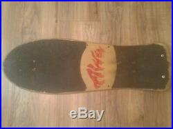 Vintage Original ALVA Chris Cook Design Skateboard Deck Natural/Green/Purple