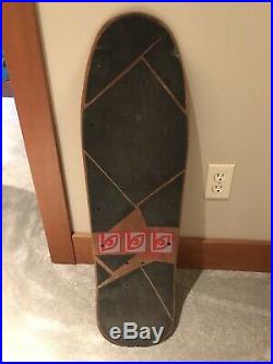 Vintage Original Blockhead Skateboard Deck Omar Hassan Santa Cruz Powell 1990s