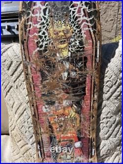 Vintage Original Concrete Jungle 1980s zombie Old School Skateboard Og Deck 1987