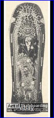 Vintage Original Concrete Jungle 1980s zombie Old School Skateboard Og Deck 1987