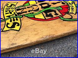 Vintage Original Dogtown 78 Jim Muir Rare Wheel Wells Skateboard Deck