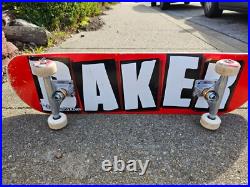 Vintage Original Fully Stock Baker Skateboard Baker Trucks & Wheels