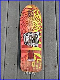 Vintage Original Gator Vision Skateboard Deck Mark Rogowski 1986 VTG