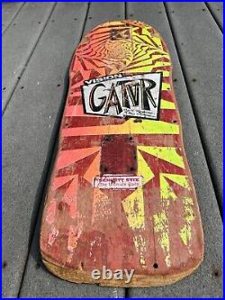 Vintage Original Gator Vision Skateboard Deck Mark Rogowski 1986 VTG
